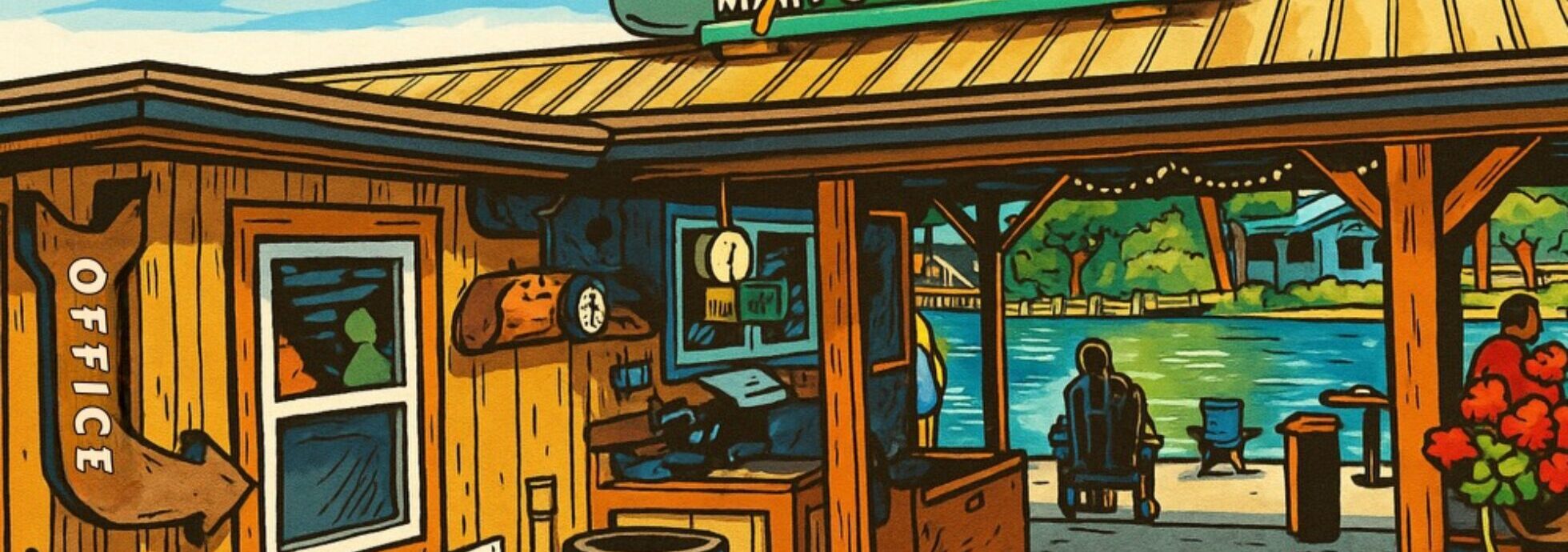 Artistic image of Mary's Fish Camp