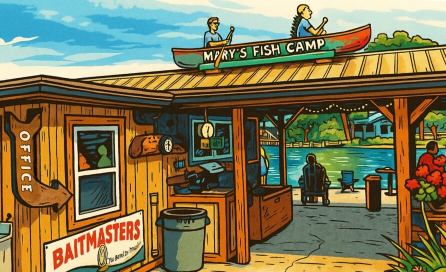 Artistic image of Mary's Fish Camp